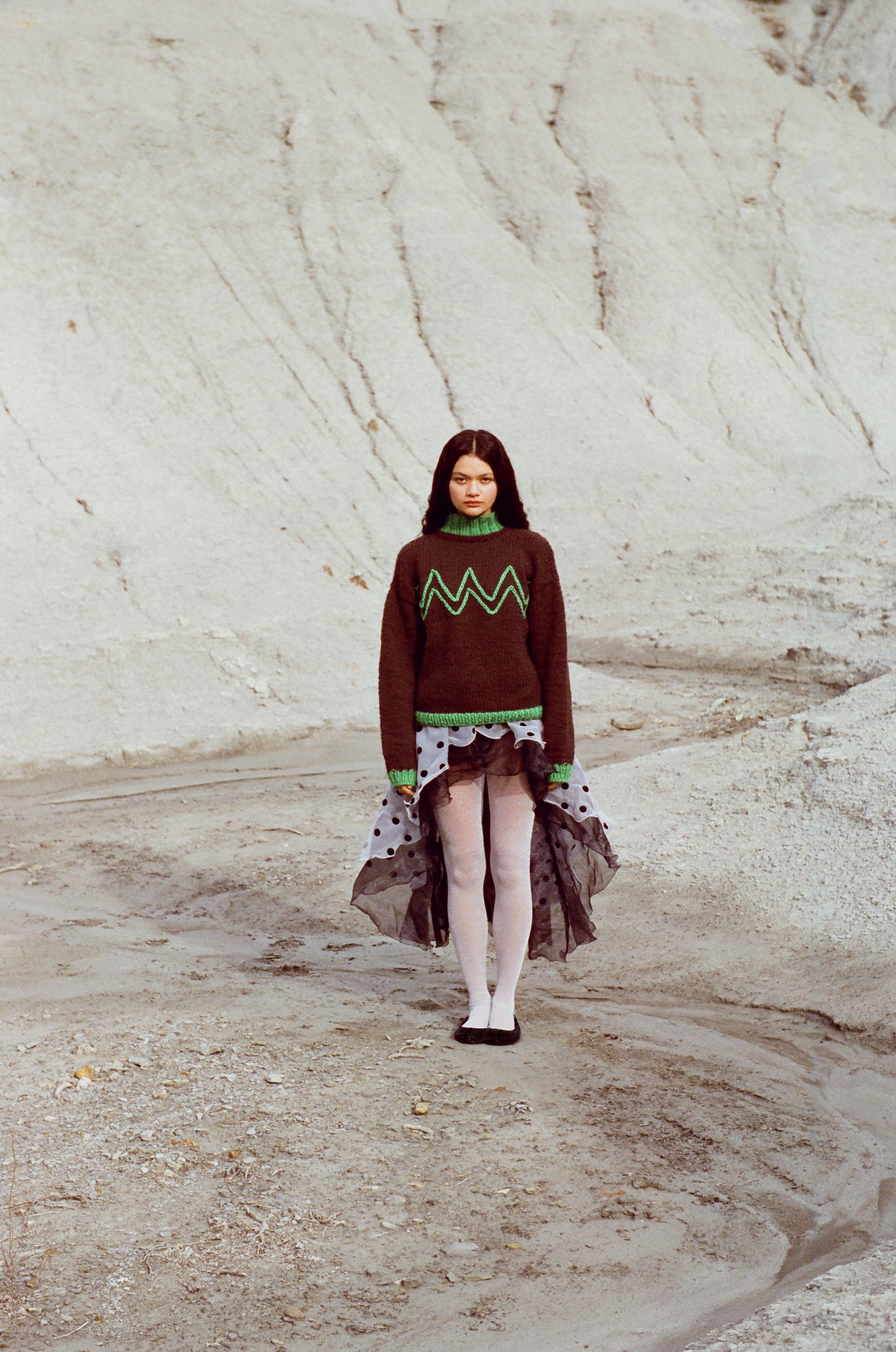 007/ ZIG ZAG SWEATER