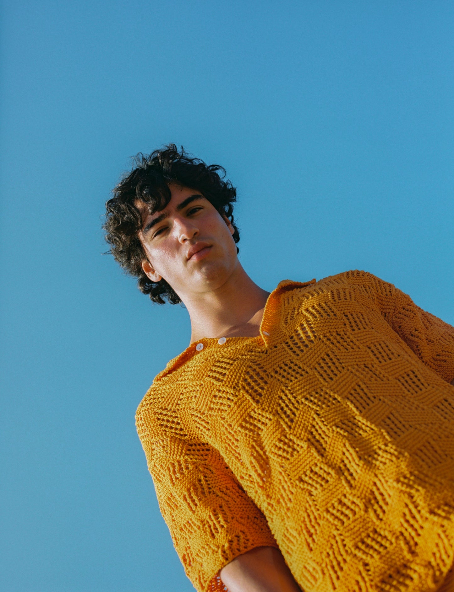 No1/001 POLO SHIRT ORANGE