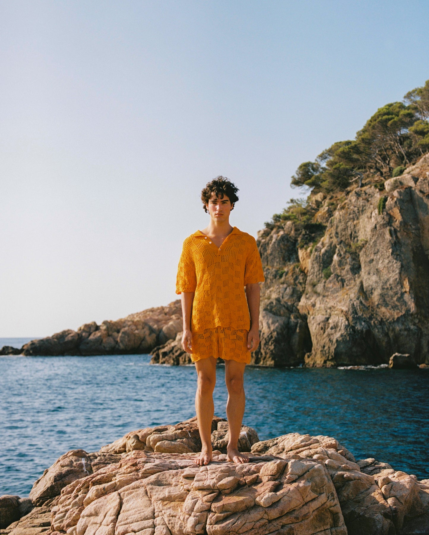 No1/001 POLO SHIRT ORANGE