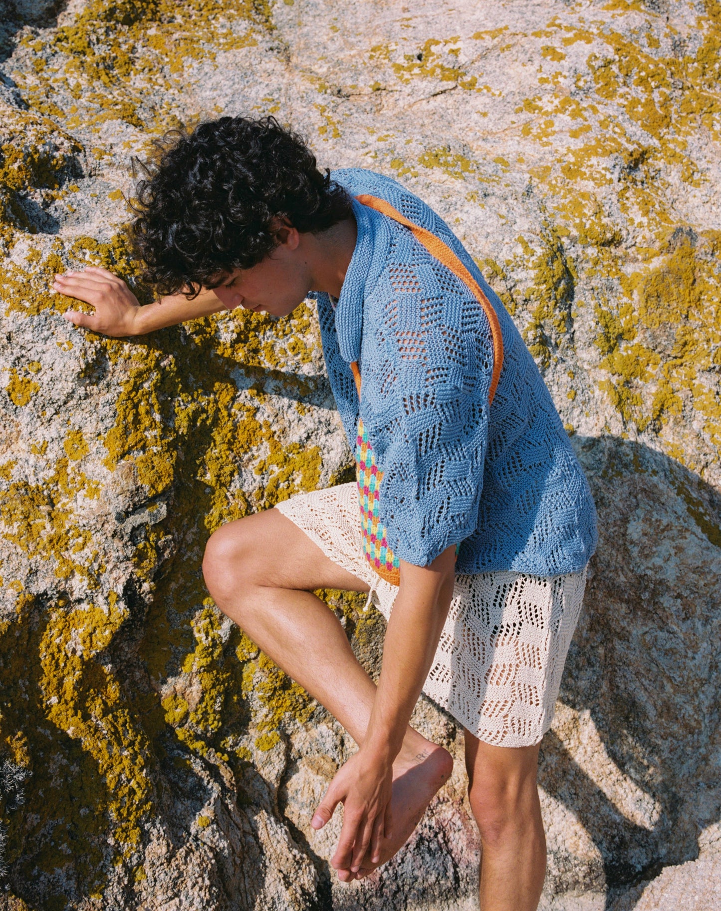 No1/001 POLO SHIRT BLUE