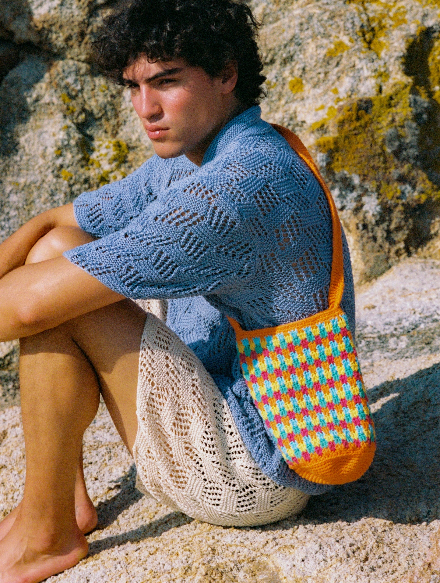 No1/001 POLO SHIRT BLUE