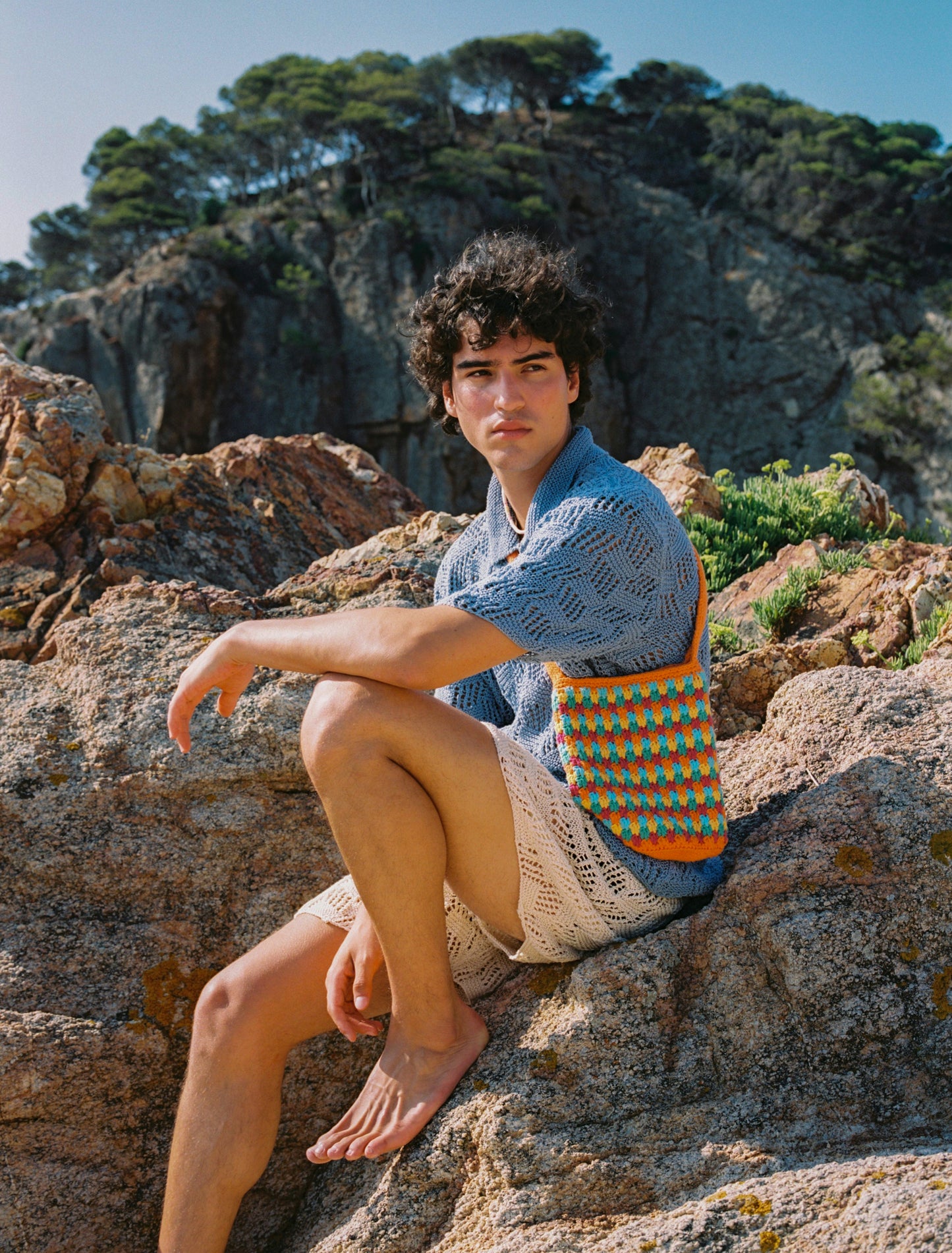 No1/001 POLO SHIRT BLUE