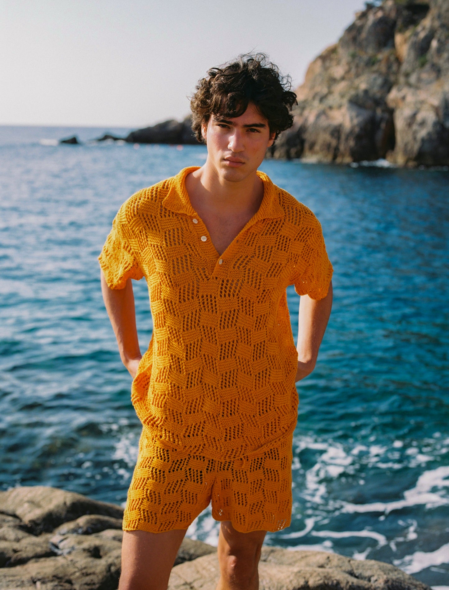 No1/001 POLO SHIRT ORANGE