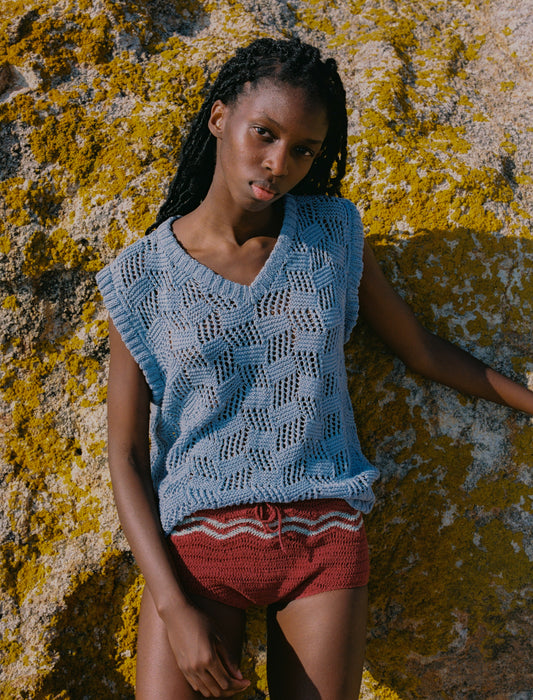 No1/003 VEST BLUE